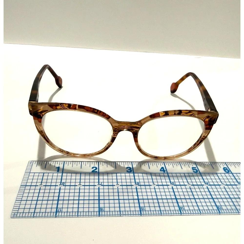 Etnia Barcelona‎ Designer Eyeglass Frames TAT Brown Havana 51-17-140 w/ Case